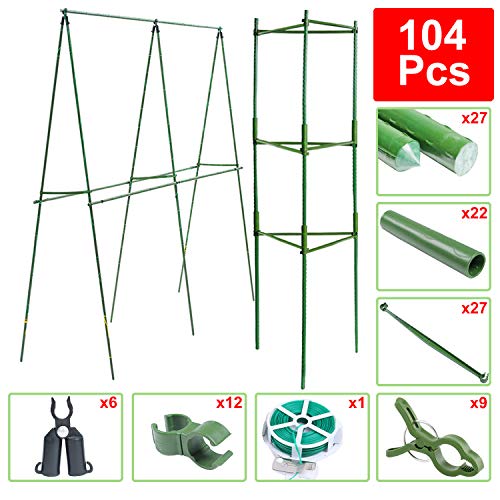 104 Pcs Garden Plant Support Stakes