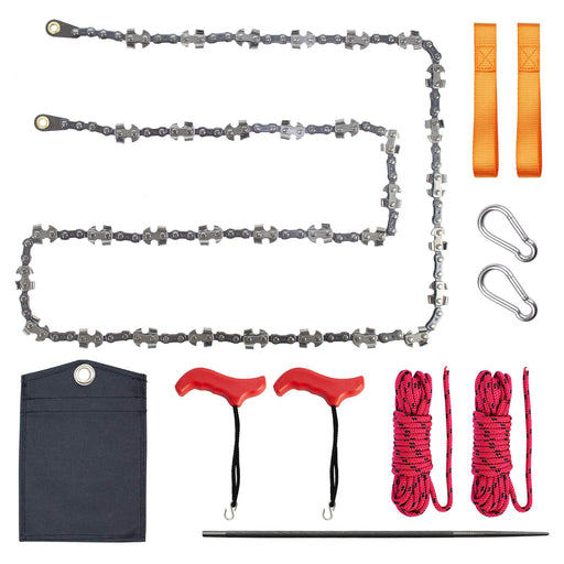 53 Inch 68 teeth High Tree Limbs Hand Rope Chain Saw