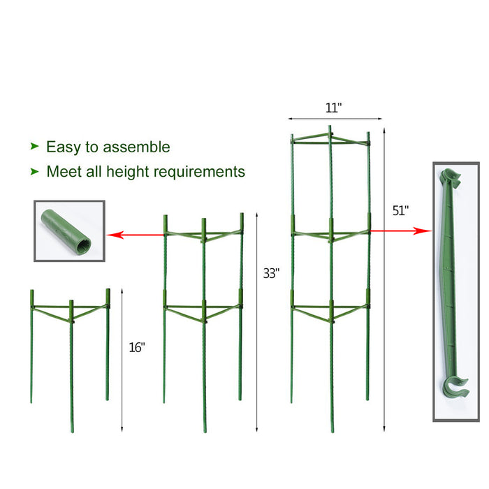 104 Pcs Garden Plant Support Stakes