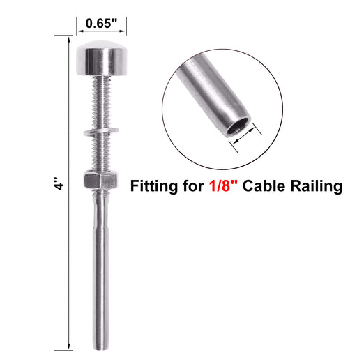 20 Pack Stainless Cable Tensioner for 1/8" Cable